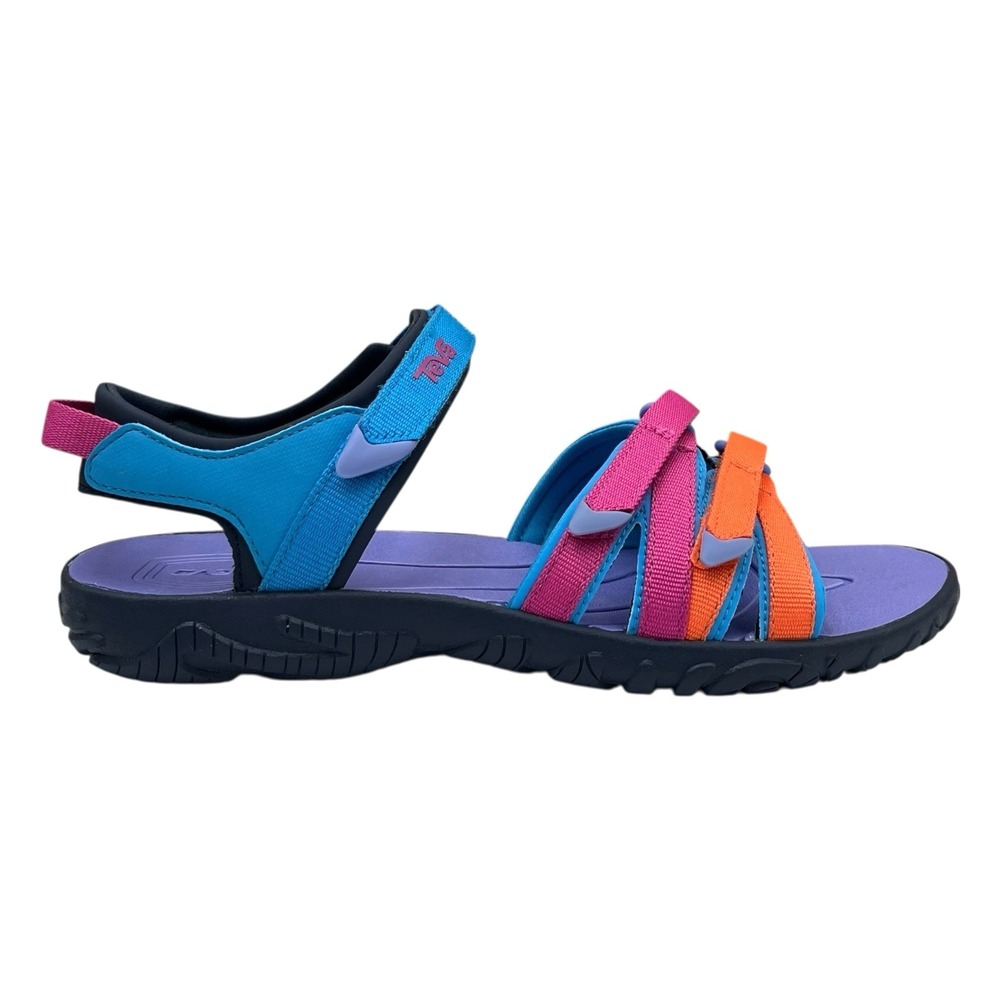 Teva Tirra Youth Big Girls Sport Sandals Size 6 Blue Rose Multi Open Toe Outdoor - Picture 2 of 14